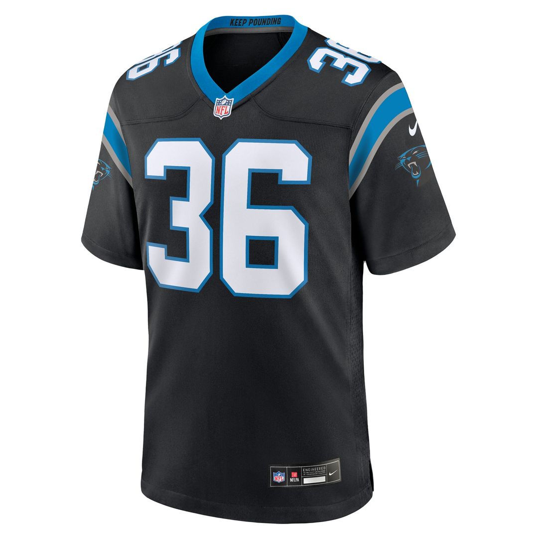 Carolina Panthers Demani Richardson Nike Black Game Jersey product image 2