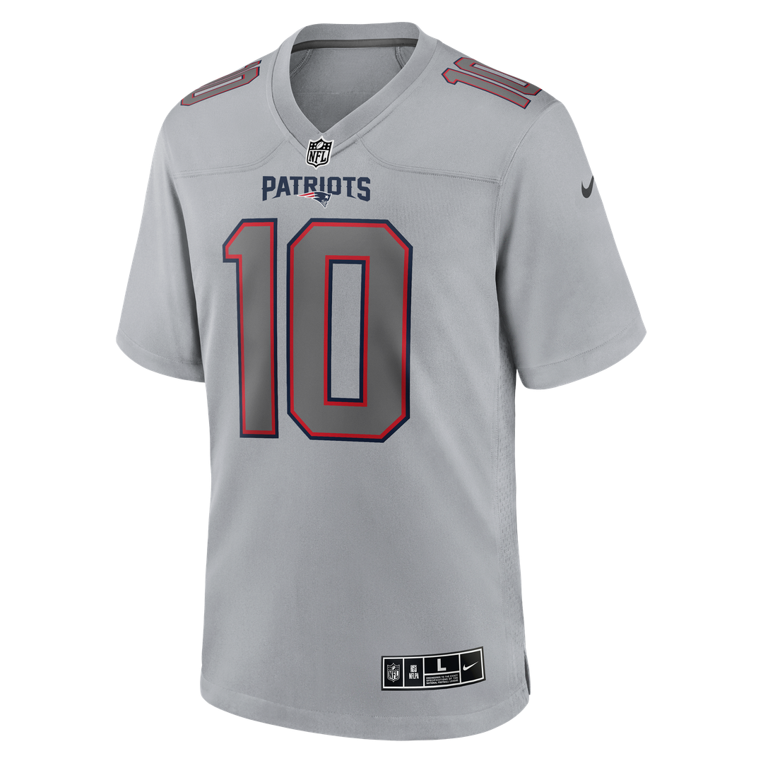 New England Patriots Drake Maye Nike Gray Atmosphere product image 2