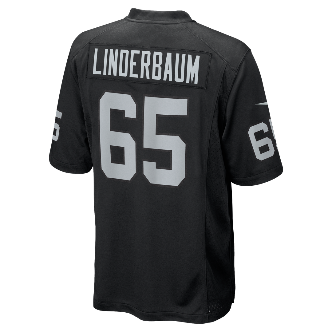 Las Vegas Raiders Tyler Linderbaum Nike Black Game Jersey product image 5