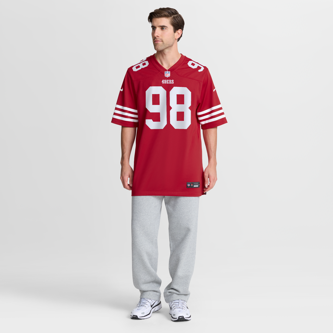 San Francisco 49ers Mykel Williams Nike Scarlet Game Jersey product image 7