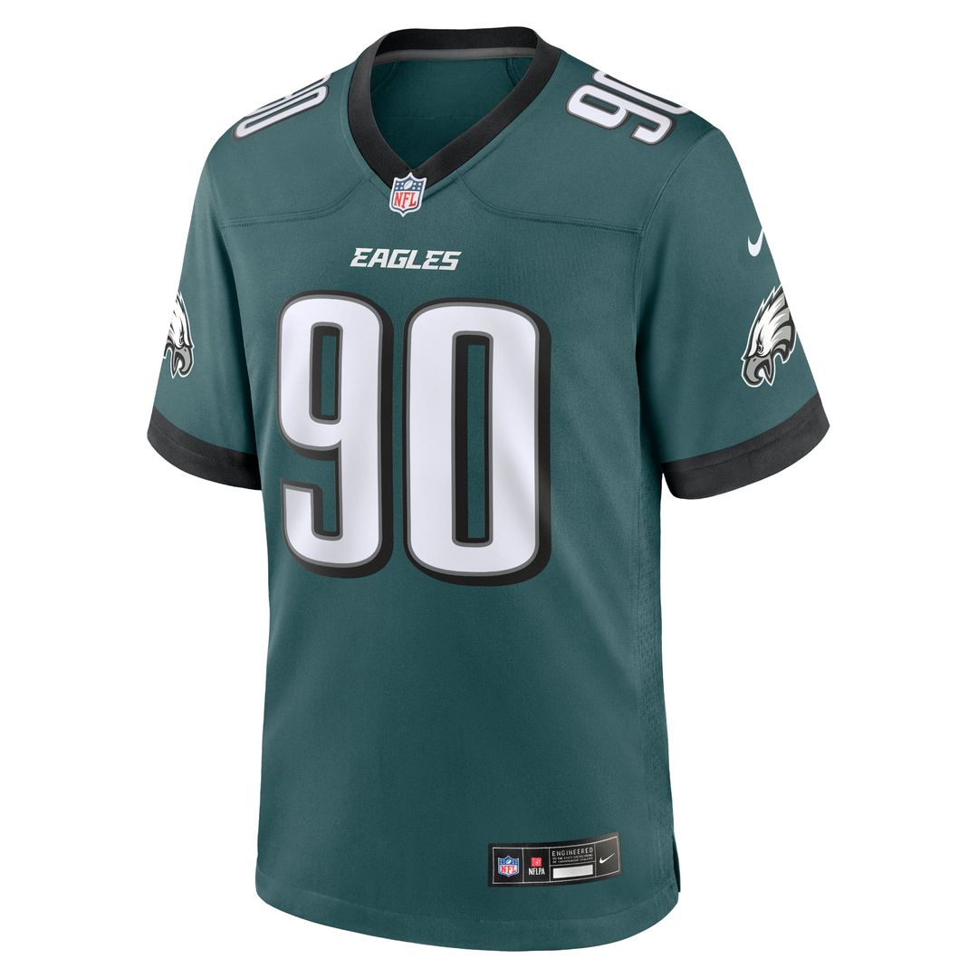 Philadelphia Eagles Jordan Davis Nike Midnight Green Game product image 2
