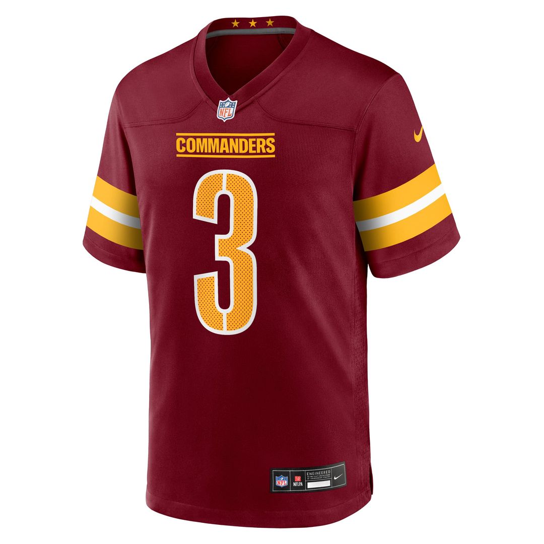 Washington Commanders Will Harris Nike Burgundy Game Jersey product image 2
