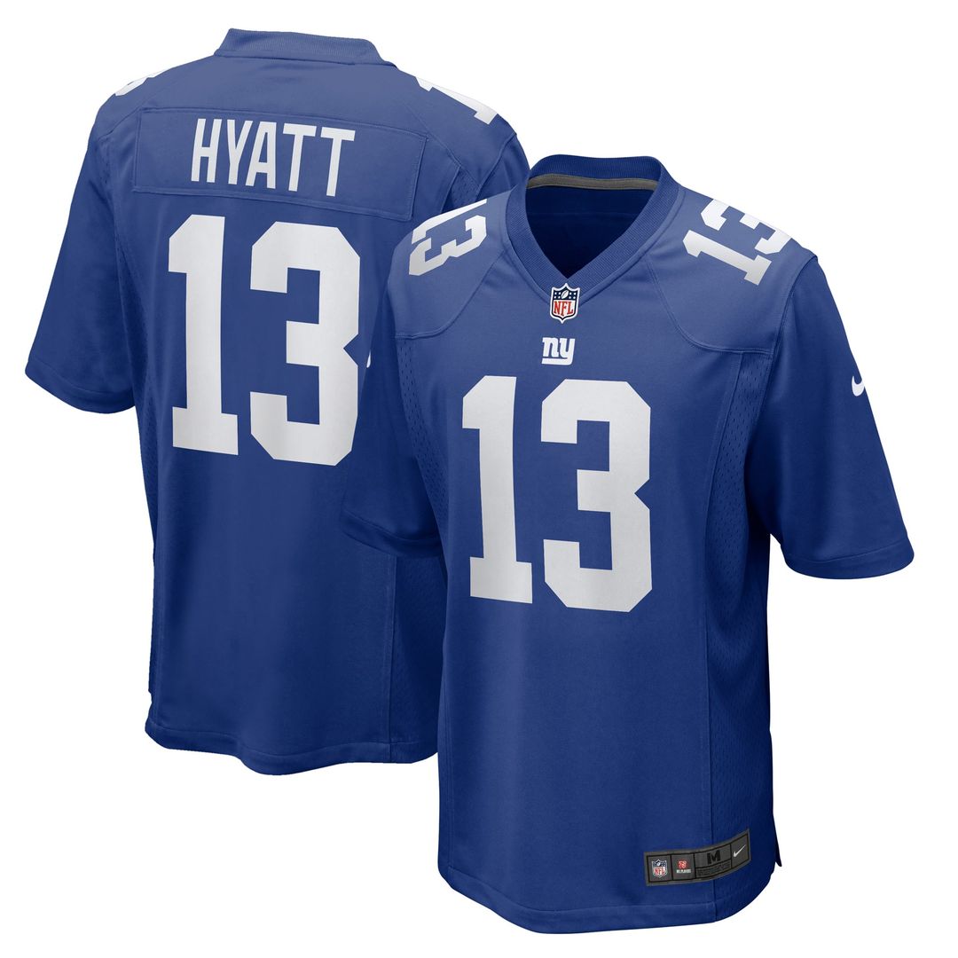 New York Giants Jalin Hyatt Nike Royal Game Jersey product image 1