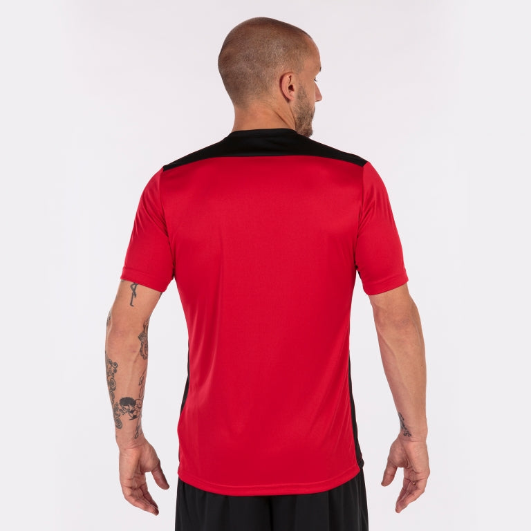 Championship VI Soccer Jersey Red/Blk product image 2, provided for visual reference and product detail review