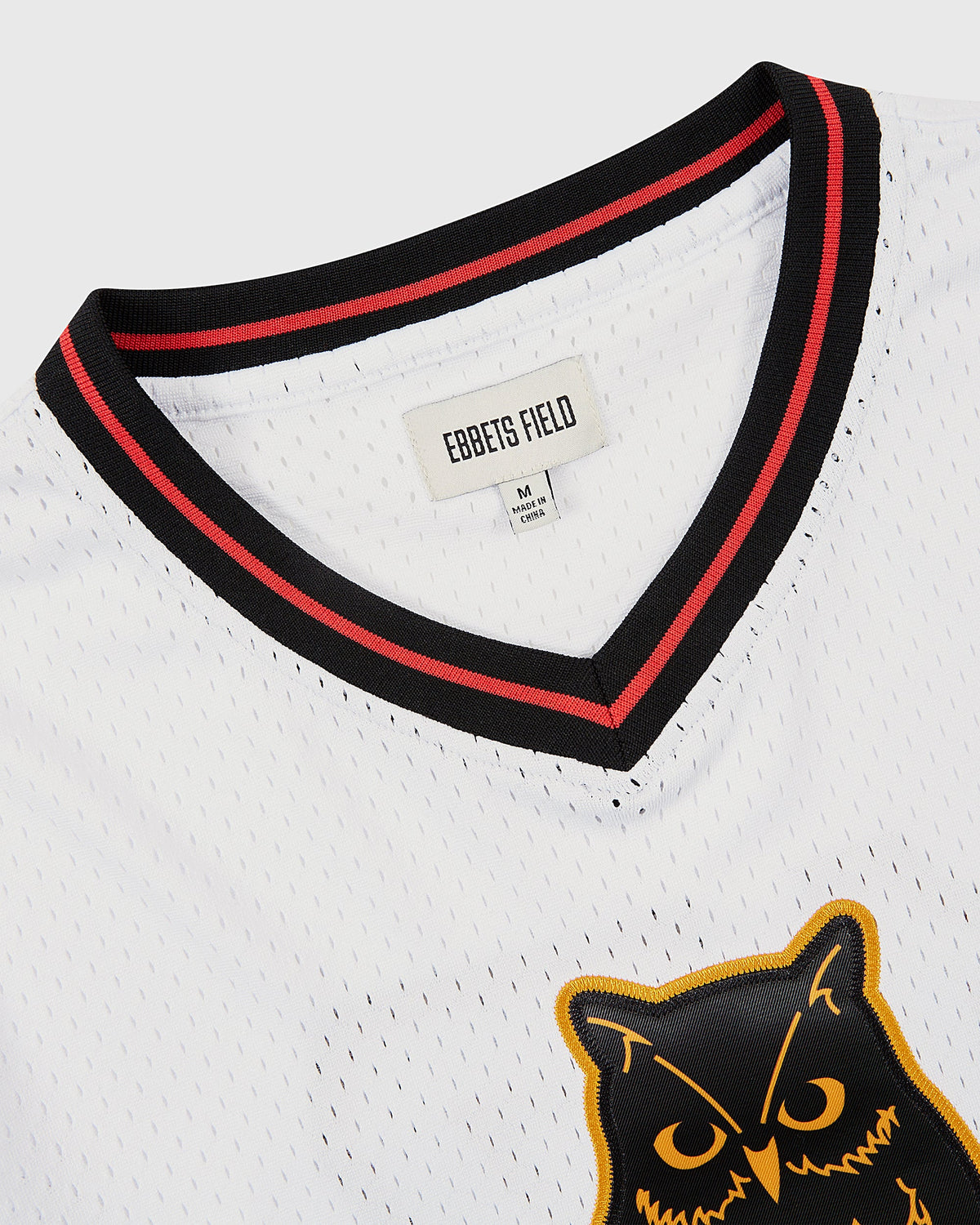 Topeka Owls V-Neck Mesh Jersey product image 3, provided for visual reference and product detail review