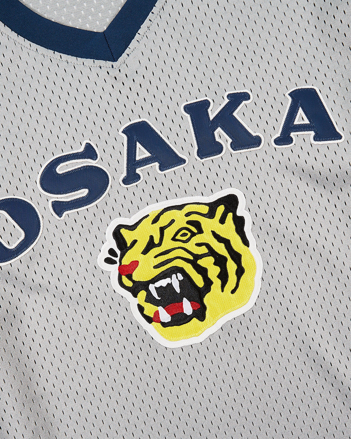 Osaka Tigers Mesh V-Neck Jersey product image 4, provided for visual reference and product detail review
