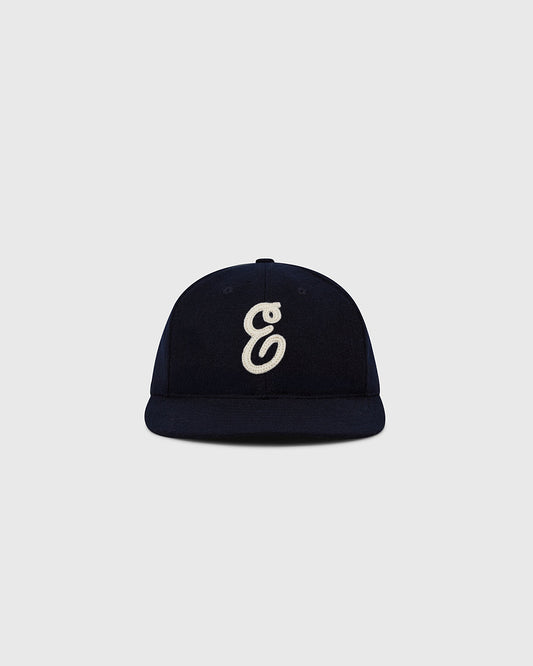 Ebbets Felt 'E' Wool Ballcap product image 1, provided for visual reference and product detail review
