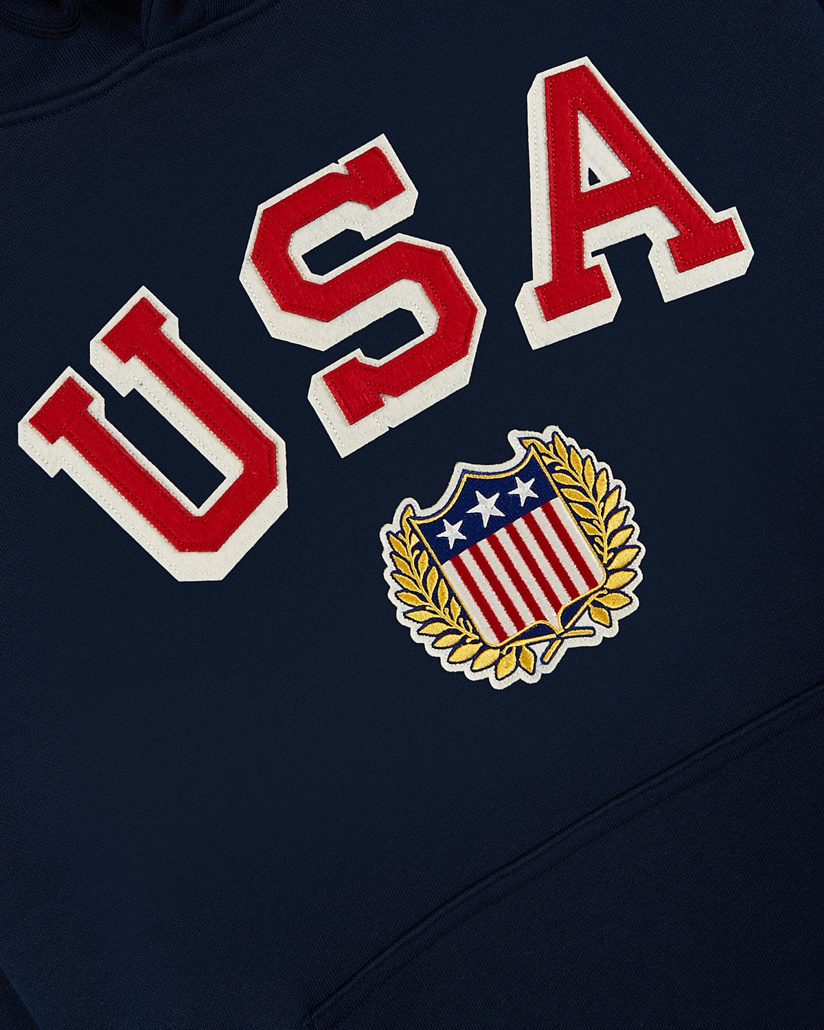 USA 1960 Heavyweight Cotton Terry Pullover Hoodie product image 2, provided for visual reference and product detail review