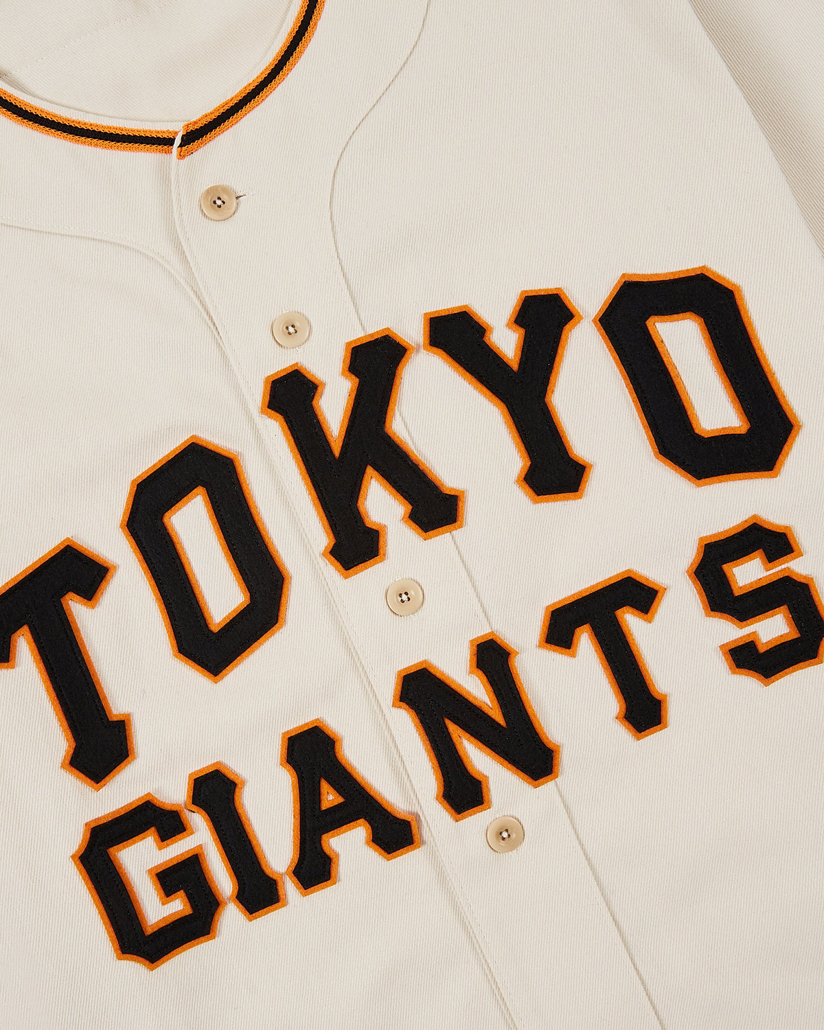 Tokyo Giants 1953 Cotton Twill Baseball Jersey product image 3, provided for visual reference and product detail review