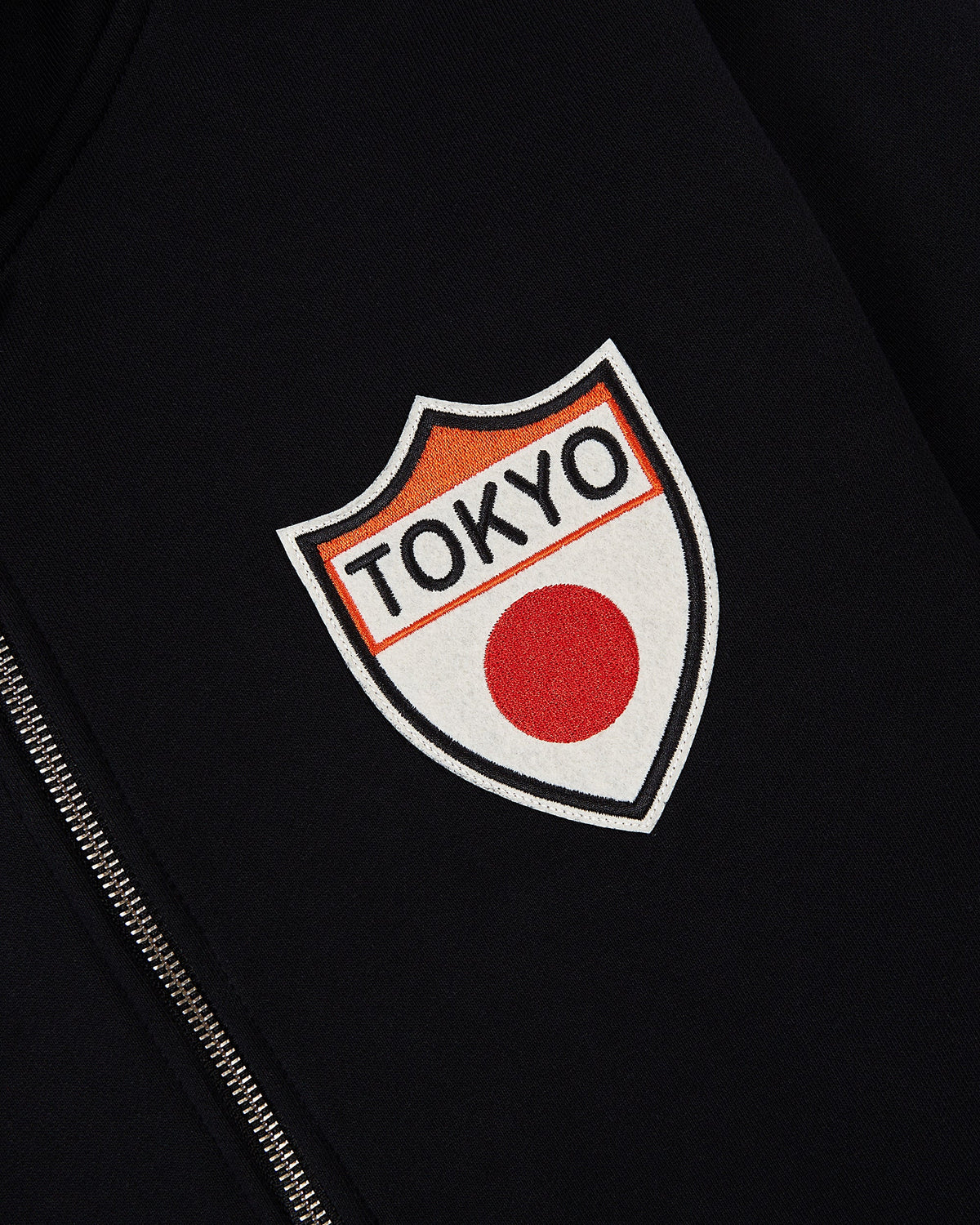 Tokyo Giants Heavyweight Cotton Terry Full-Zip Hoodie product image 3, provided for visual reference and product detail
