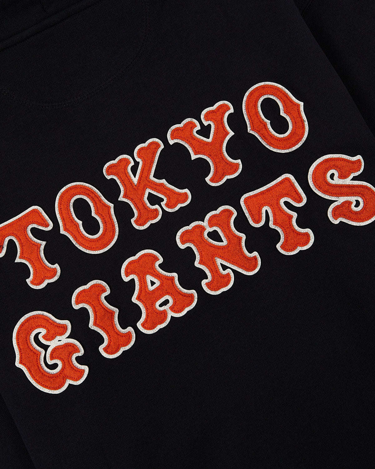 Tokyo Giants Heavyweight Cotton Terry Full-Zip Hoodie product image 4, provided for visual reference and product detail