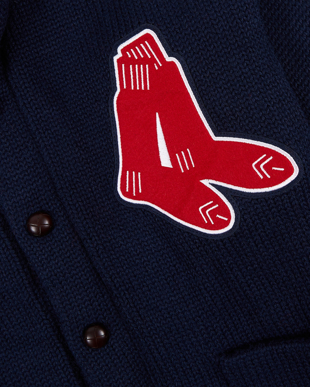 Boston Red Sox 1924-1960 Wool Shawl Collar Sweater product image 2, provided for visual reference and product detail review
