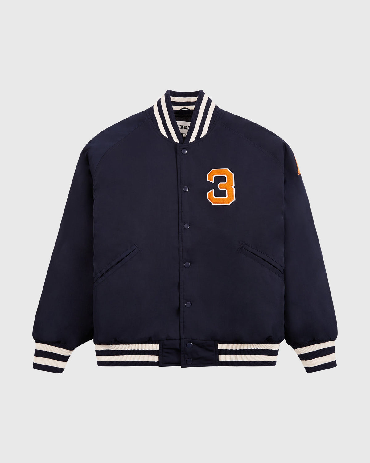 New York 1939 World's Fair Satin Varsity Jacket product image 1, provided for visual reference and product detail review
