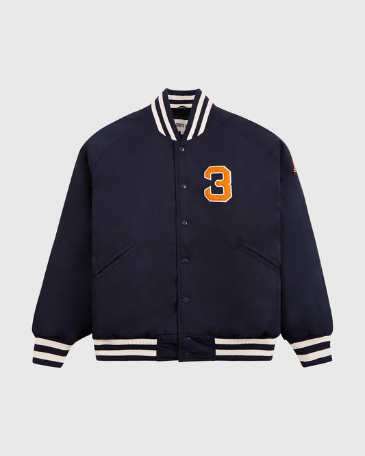 New York 1939 World's Fair Satin Varsity Jacket product image 1, provided for visual reference and product detail review