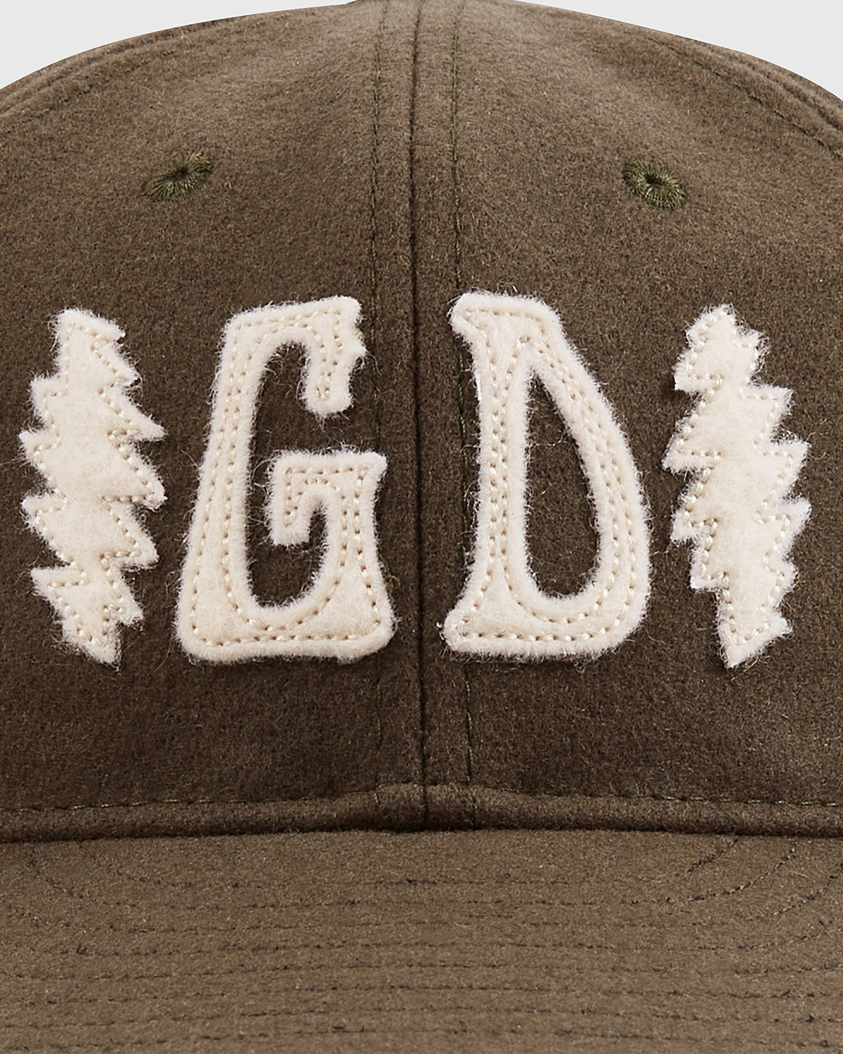 Grateful Dead Double Bolt Wool Ballcap product image 7, provided for visual reference and product detail review