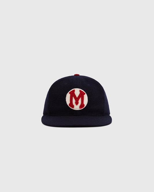 Mystery Caps of Mexico – Carta Blanca 1939 Authentic Wool Ballcap product image 1, provided for visual reference and product