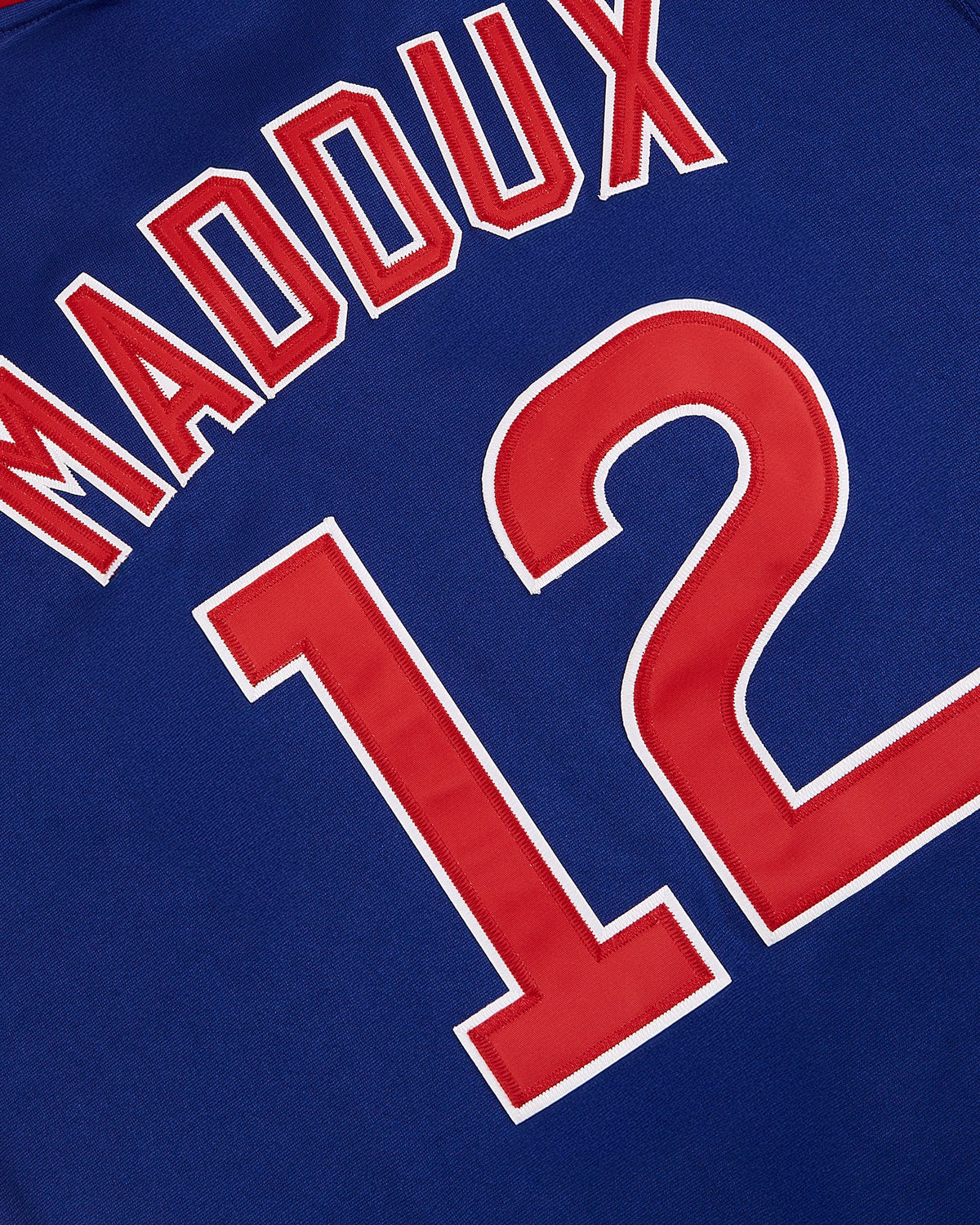 Greg Maddux Peoria Chiefs V-Neck Jersey product image 6, provided for visual reference and product detail review