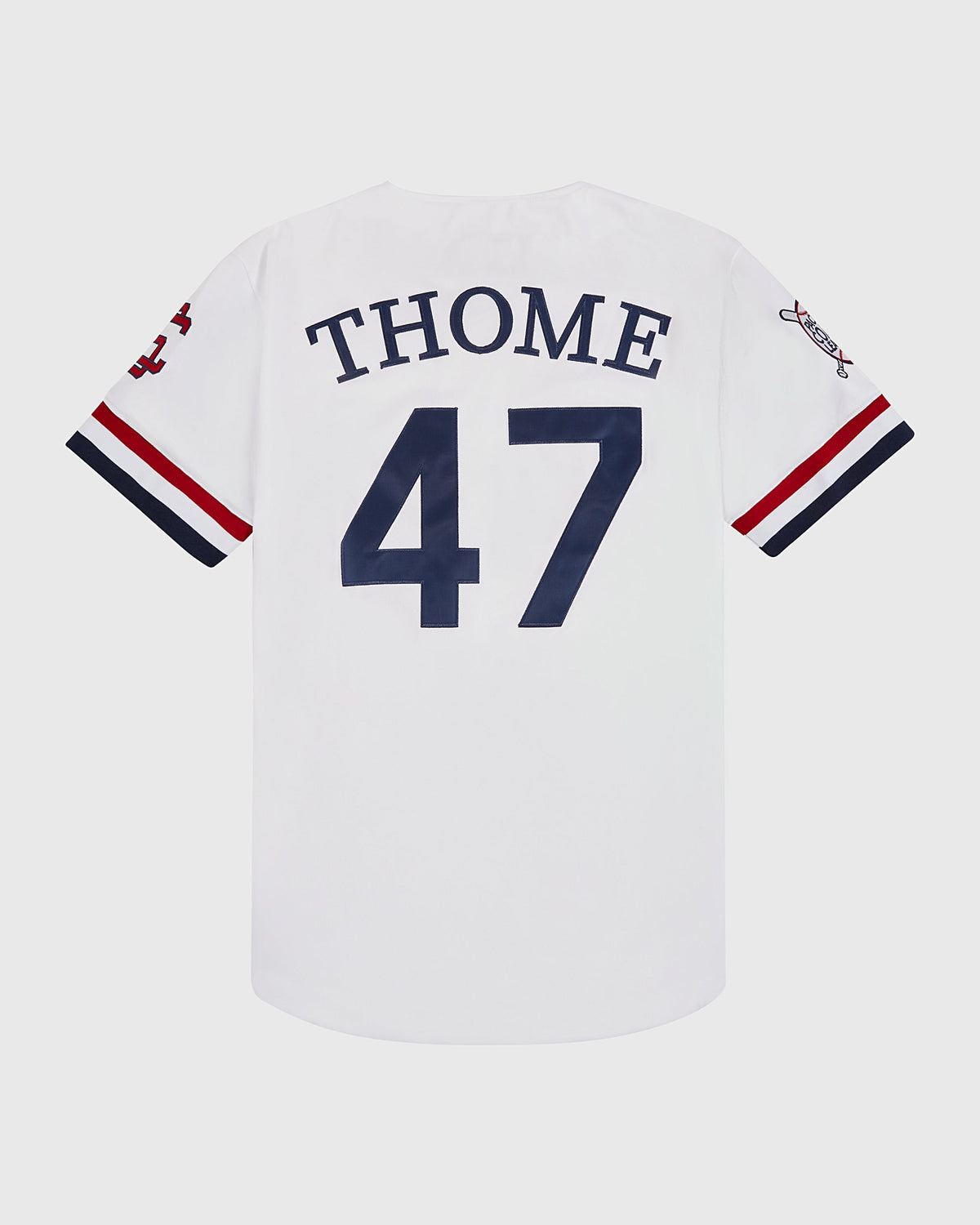 Jim Thome Colorado Springs Sky Fox Button Up Jersey product image 6, provided for visual reference and product detail review