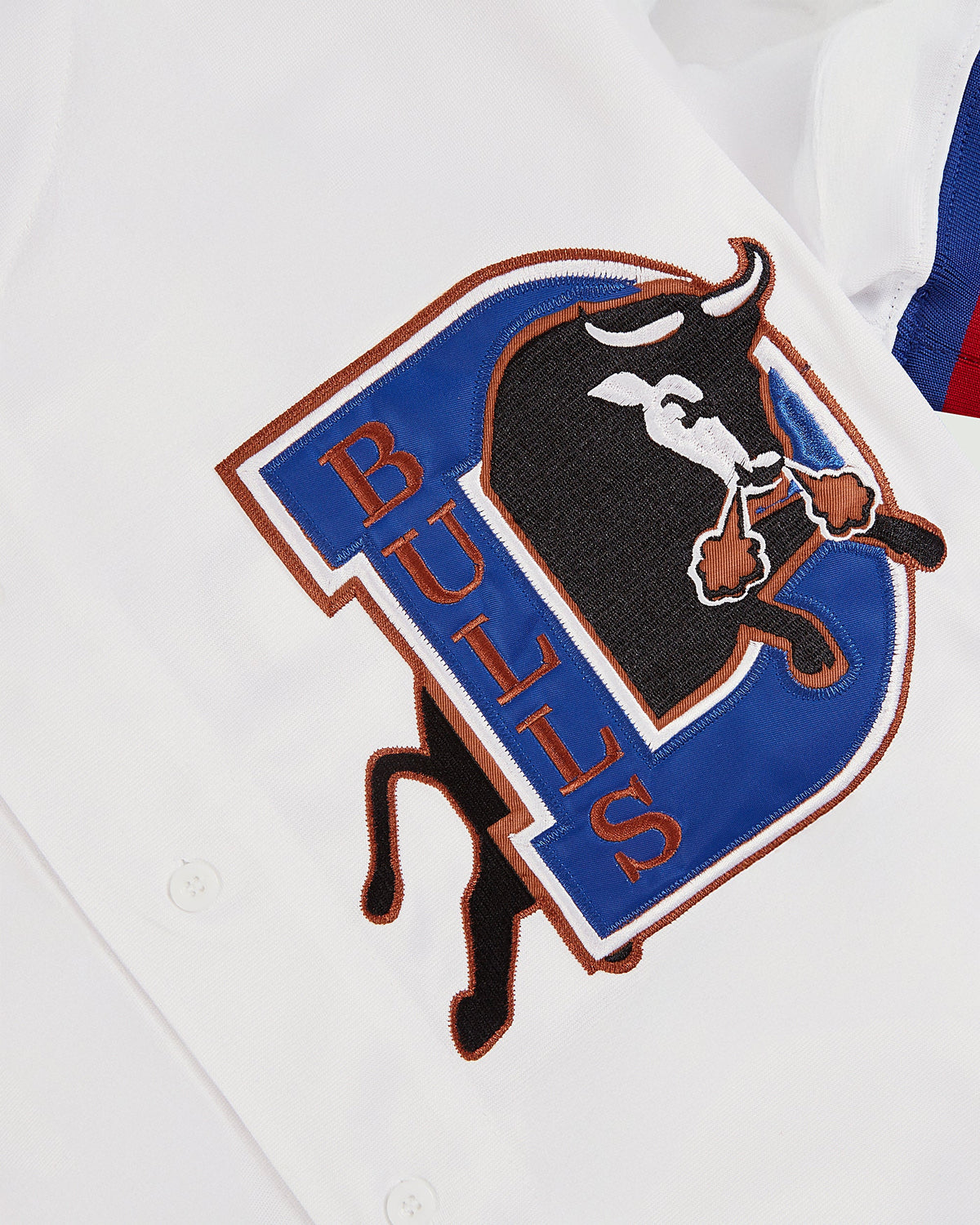 Chipper Jones Durham Bulls Button Up Jersey product image 2, provided for visual reference and product detail review