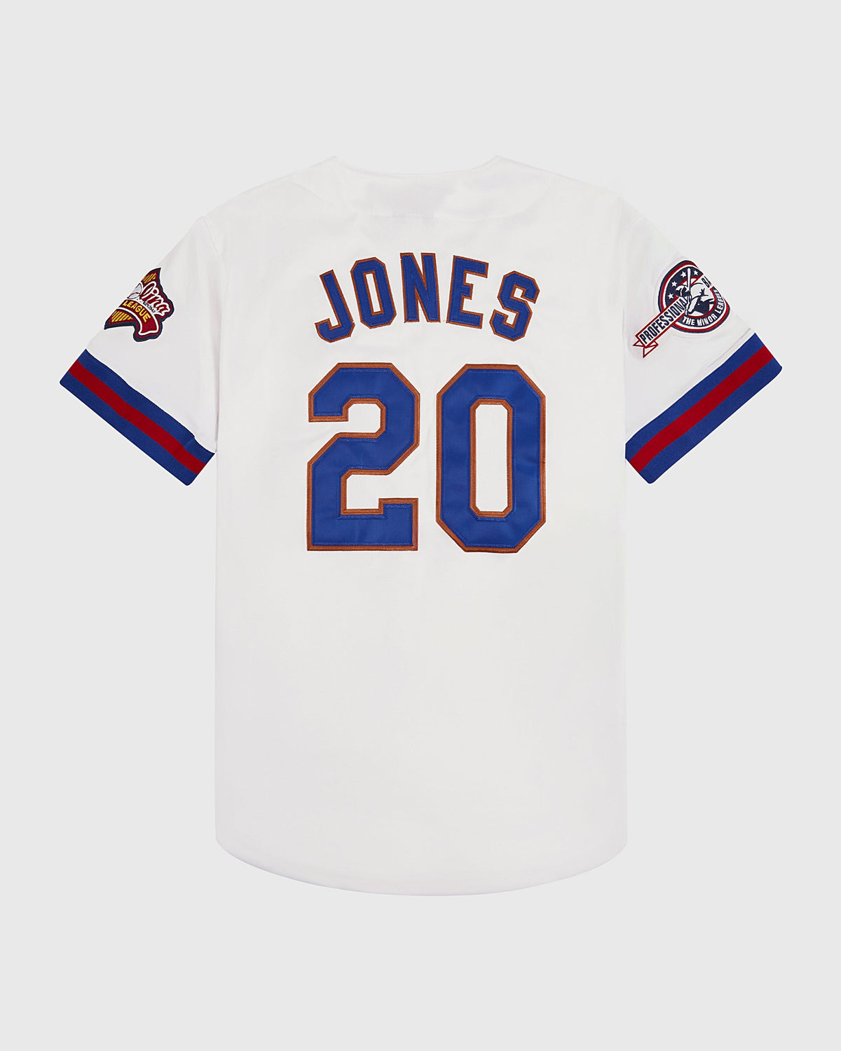 Chipper Jones Durham Bulls Button Up Jersey product image 4, provided for visual reference and product detail review