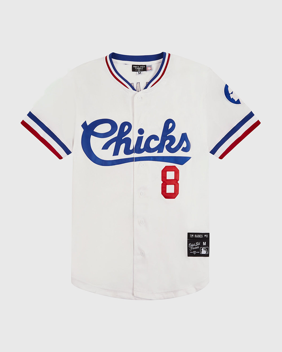 Tim Raines Memphis Chicks Button Up Jersey product image 1, provided for visual reference and product detail review