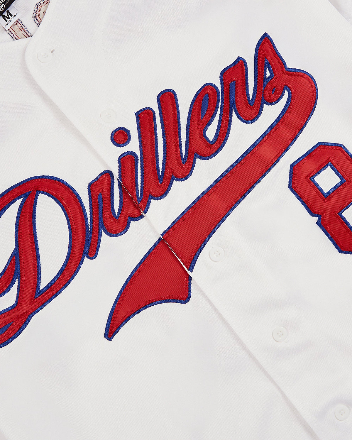 Pudge Rodgriguez Tulsa Drillers Button Up Jersey product image 2, provided for visual reference and product detail review