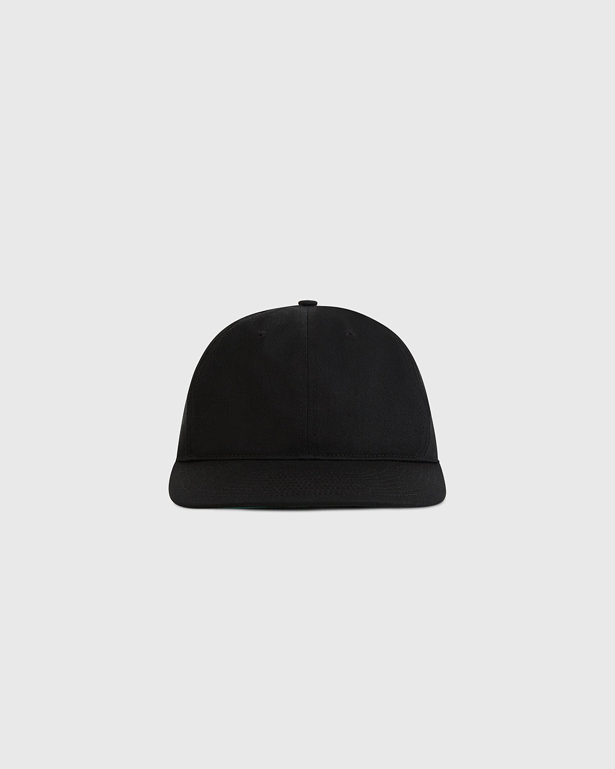 Black Cotton Twill Ballcap product image 1, provided for visual reference and product detail review