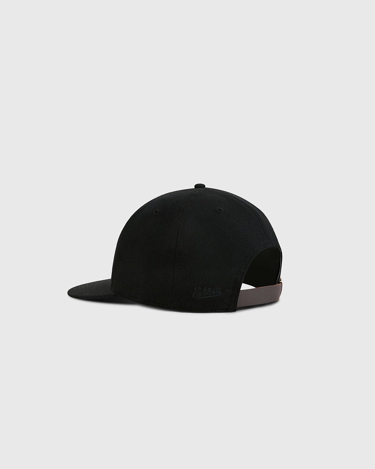 Black Cotton Twill Ballcap product image 2, provided for visual reference and product detail review