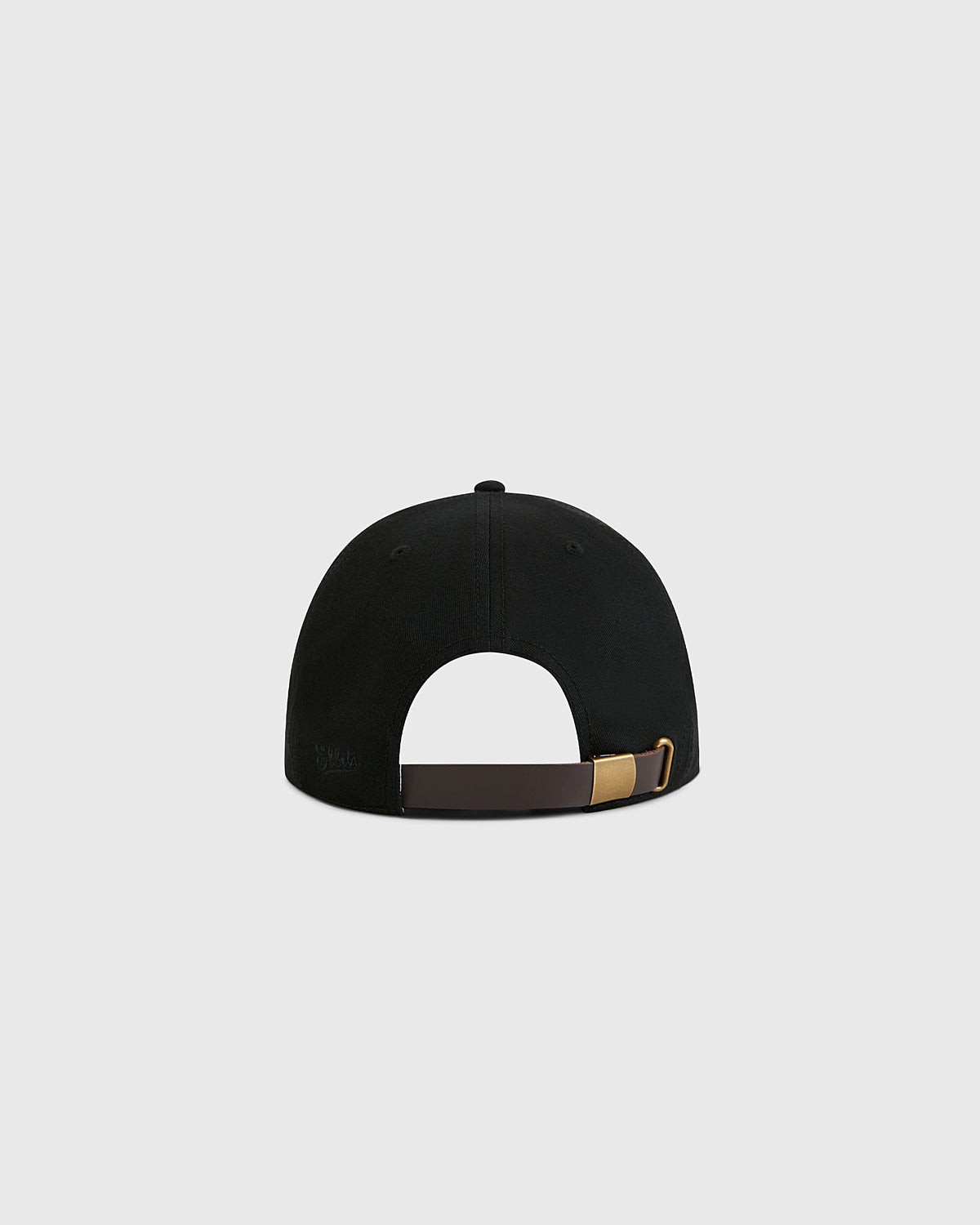 Black Cotton Twill Ballcap product image 3, provided for visual reference and product detail review