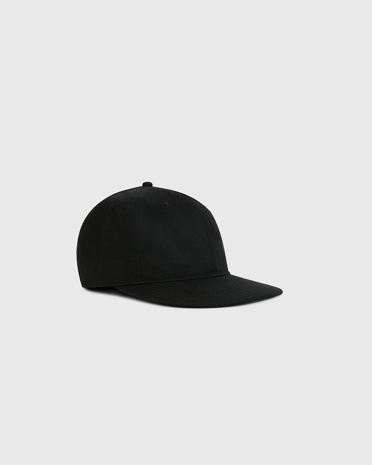 Black Cotton Twill Ballcap product image 4, provided for visual reference and product detail review