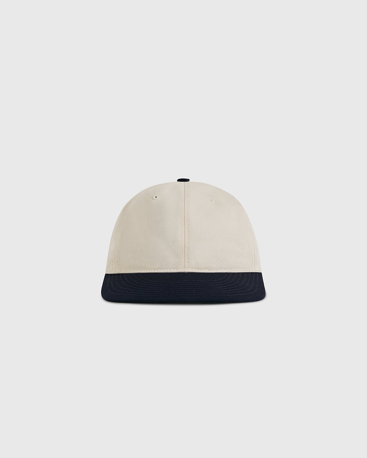 Natural and Navy Cotton Twill Ballcap product image 1, provided for visual reference and product detail review