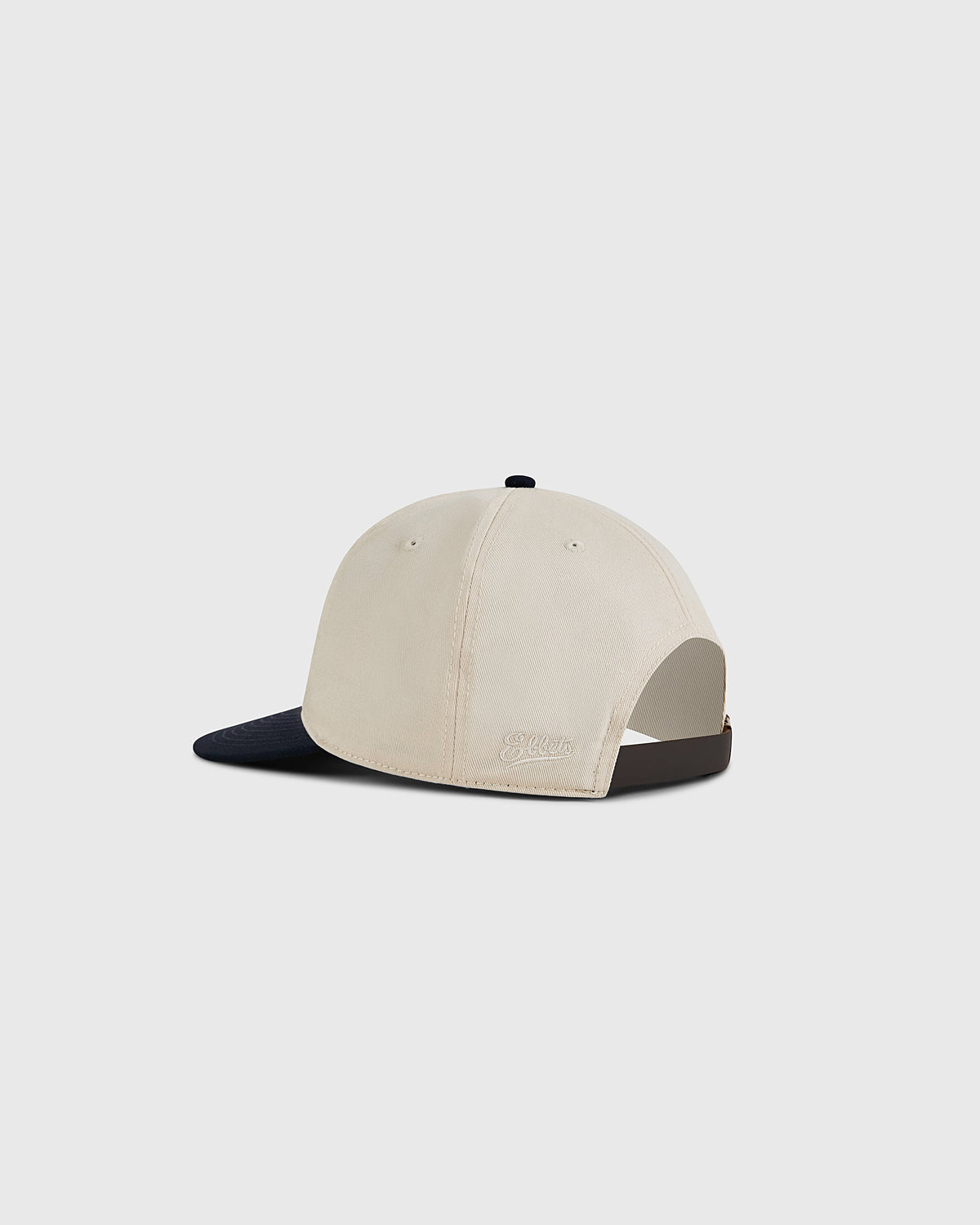 Natural and Navy Cotton Twill Ballcap product image 2, provided for visual reference and product detail review