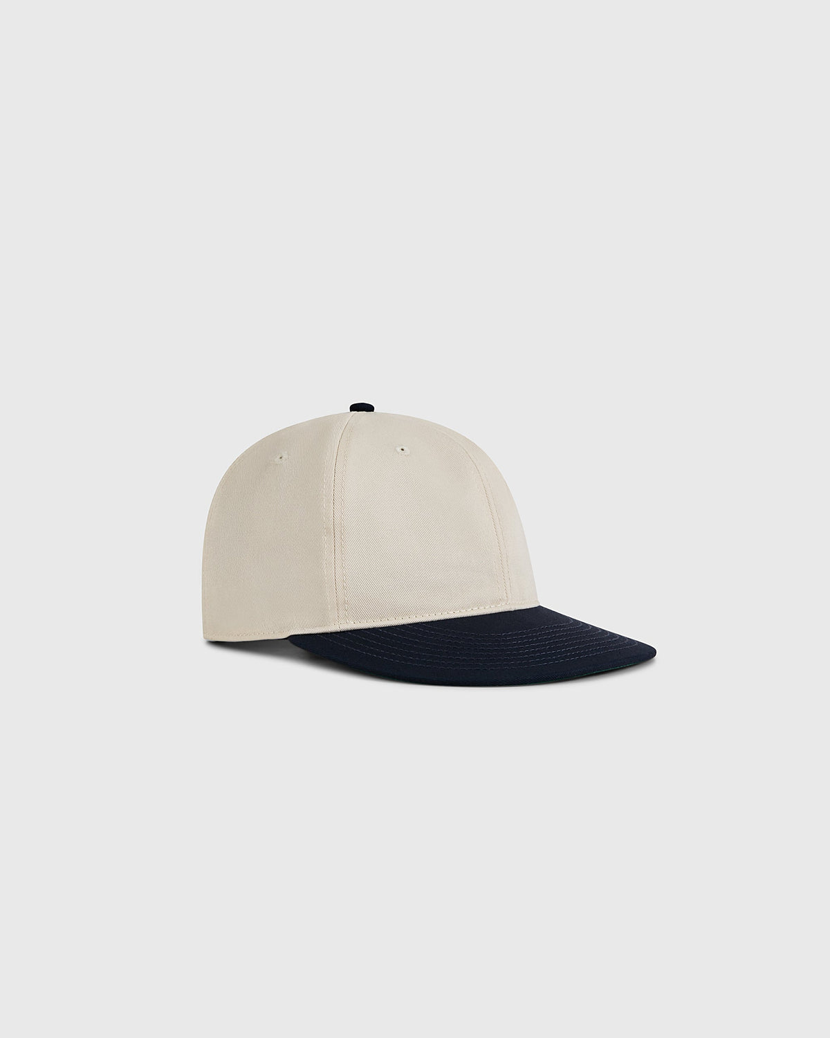 Natural and Navy Cotton Twill Ballcap product image 4, provided for visual reference and product detail review