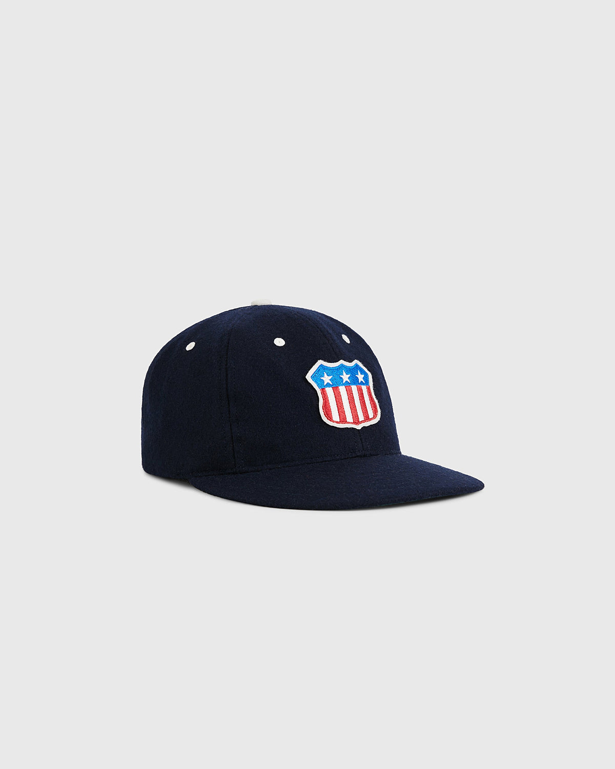 USA Stars and Bars Shield Wool Ballcap product image 4, provided for visual reference and product detail review