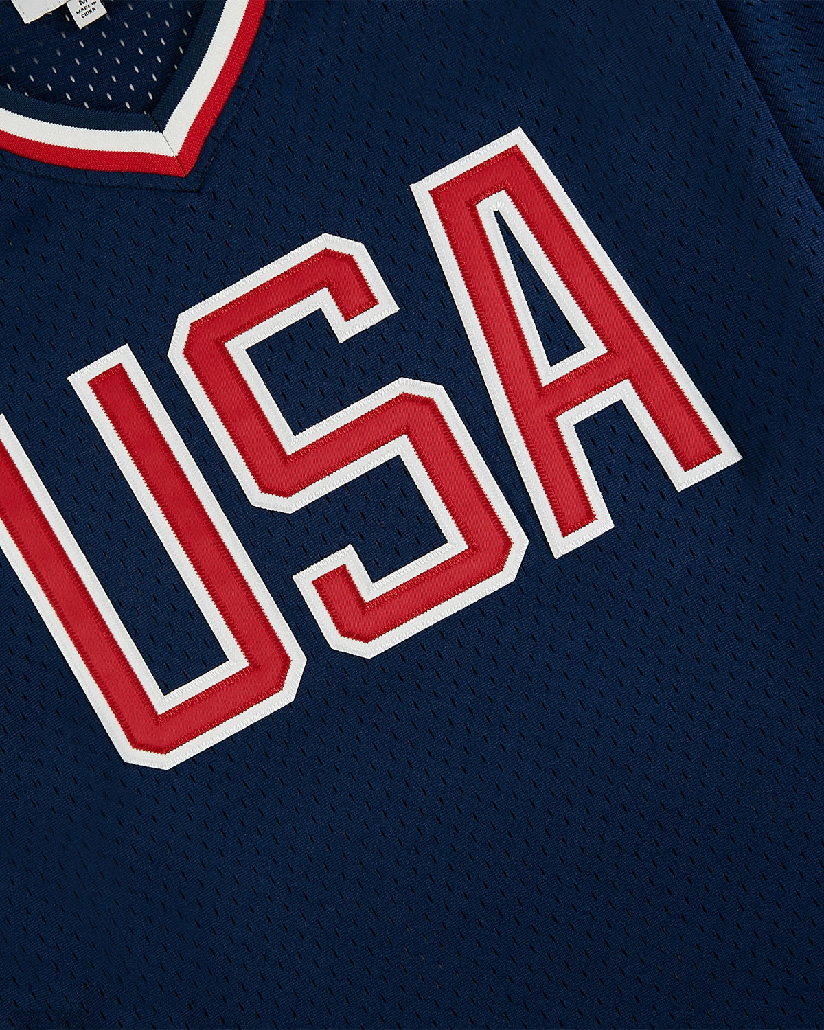 USA National Team Mesh V-Neck Jersey product image 3, provided for visual reference and product detail review