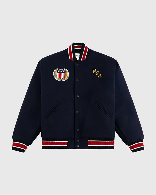 USA 1960 All-Wool Varsity Jacket product image 1, provided for visual reference and product detail review