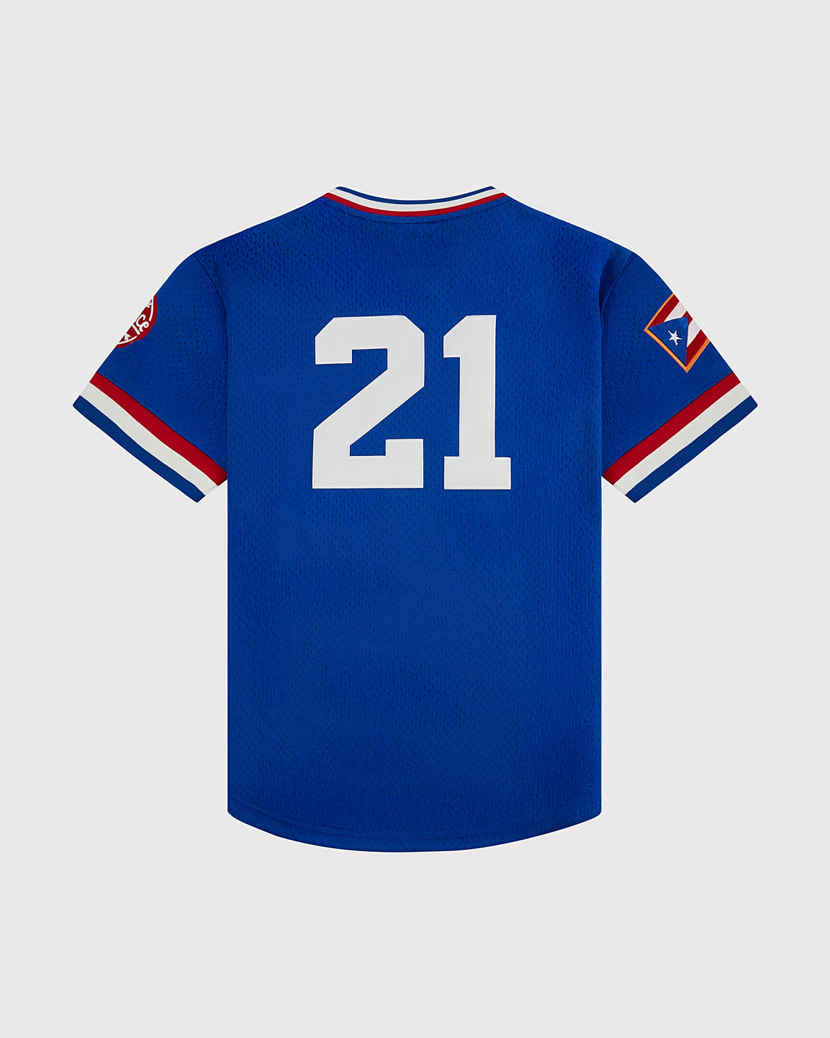 Santurce Cangrejeros Mesh V-Neck Jersey product image 4, provided for visual reference and product detail review