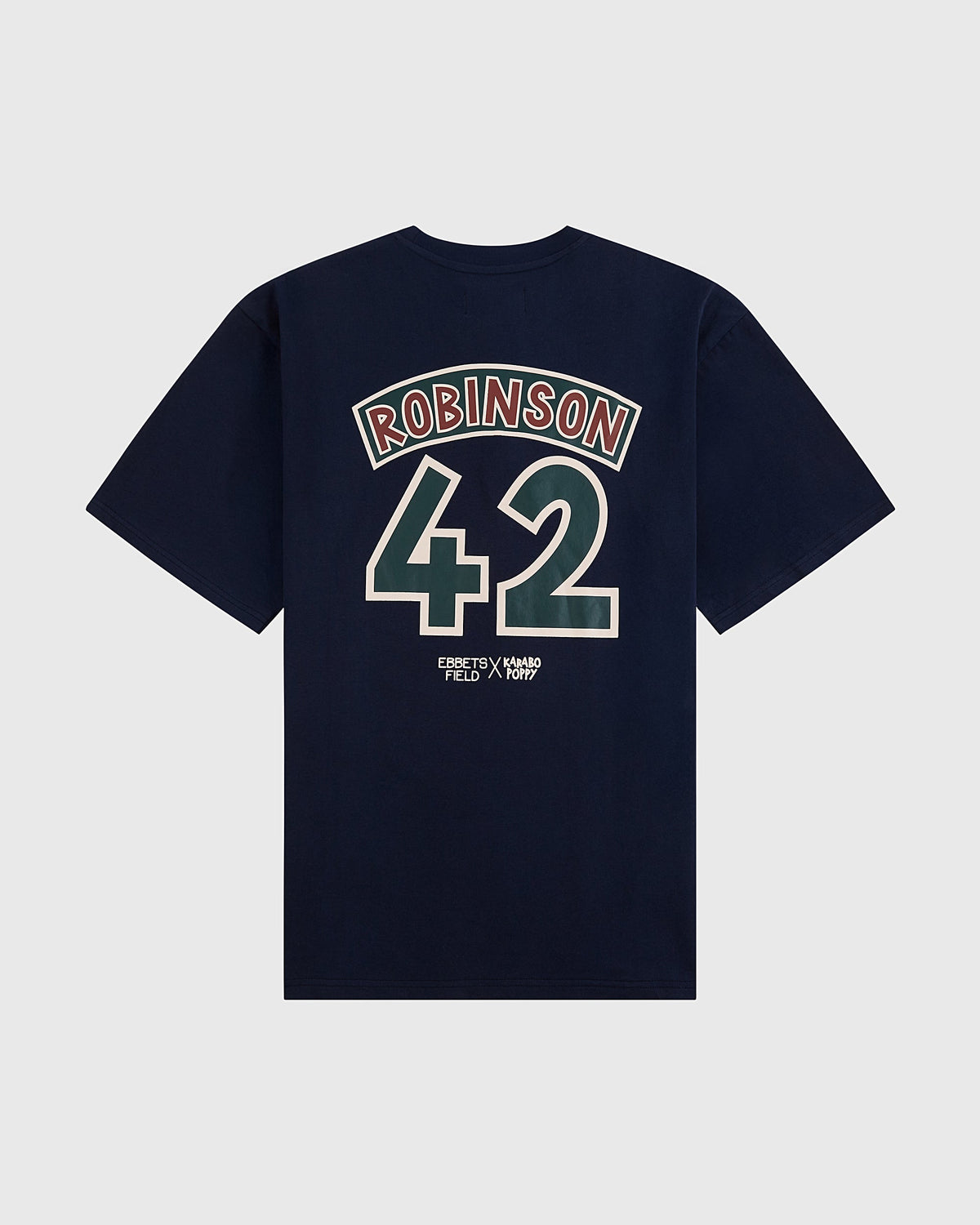 Karabo Poppy x Ebbets Field Jackie Robinson Short Sleeve Graphic T-Shirt product image 4, provided for visual reference and