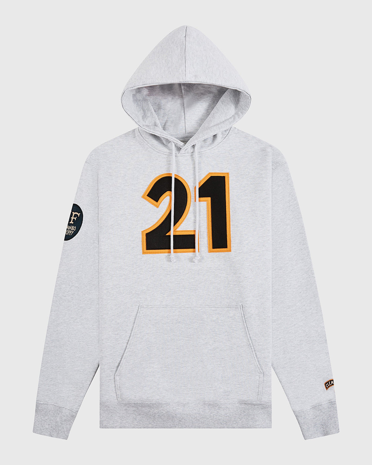 Karabo Poppy x Ebbets Field Roberto Clemente Heavyweight Cotton Pullover Hoodie product image 3, provided for visual