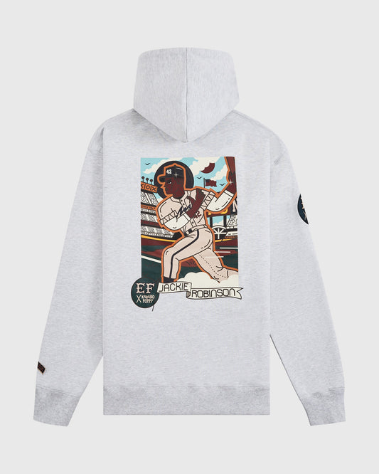 Karabo Poppy x Ebbets Field Jackie Robinson Heavyweight Cotton Pullover Hoodie product image 1, provided for visual