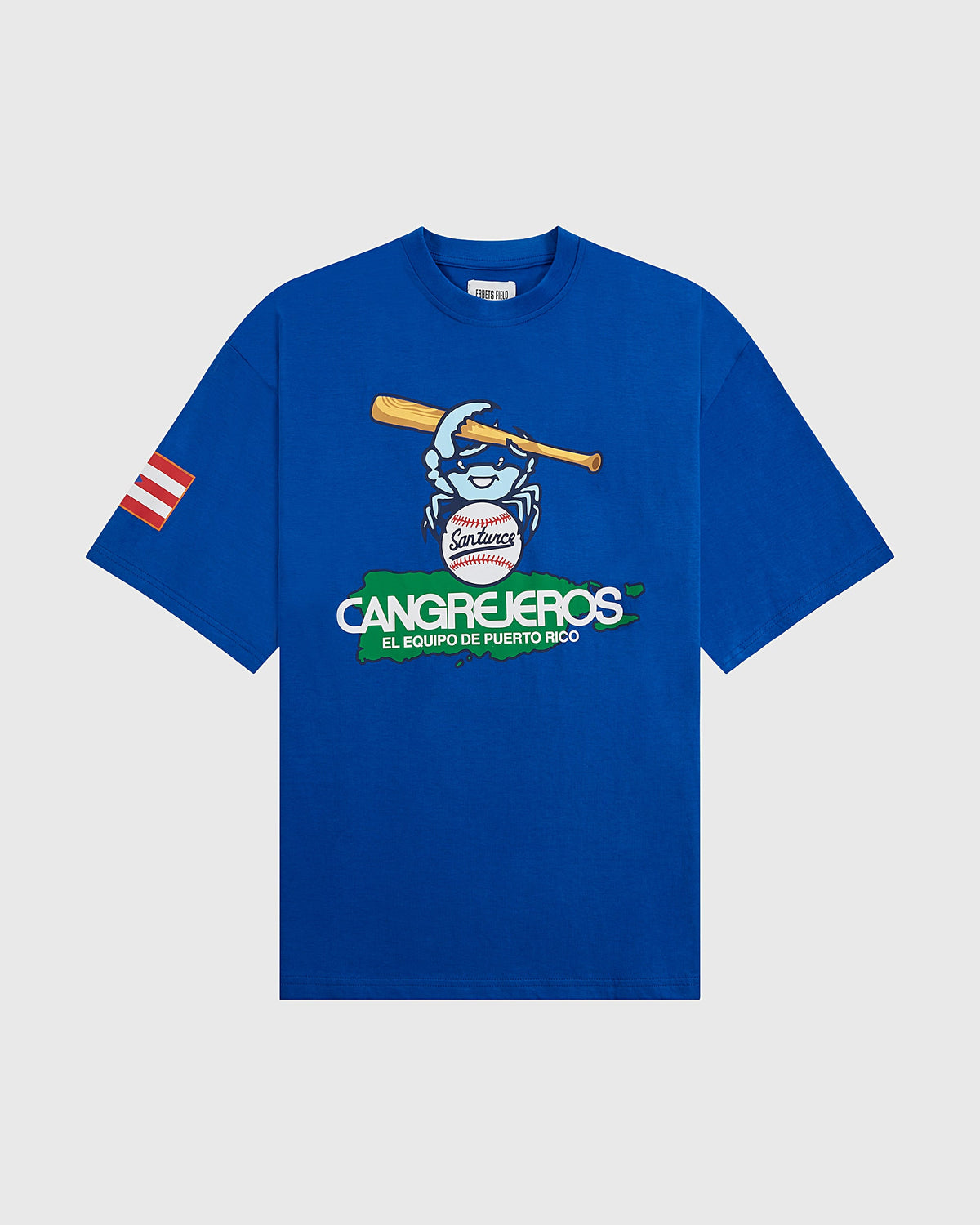 Santurce Cangrejeros Short Sleeve Graphic T-Shirt product image 1, provided for visual reference and product detail review
