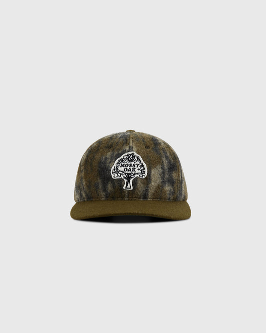 Mossy Oak x Ebbets Field Vintage Tree Logo Ballcap product image 1, provided for visual reference and product detail review
