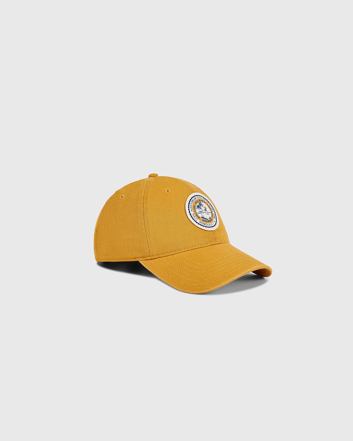 Hawaii Civic Auditorium Roller Rink Washed Cotton Ballcap product image 4, provided for visual reference and product detail