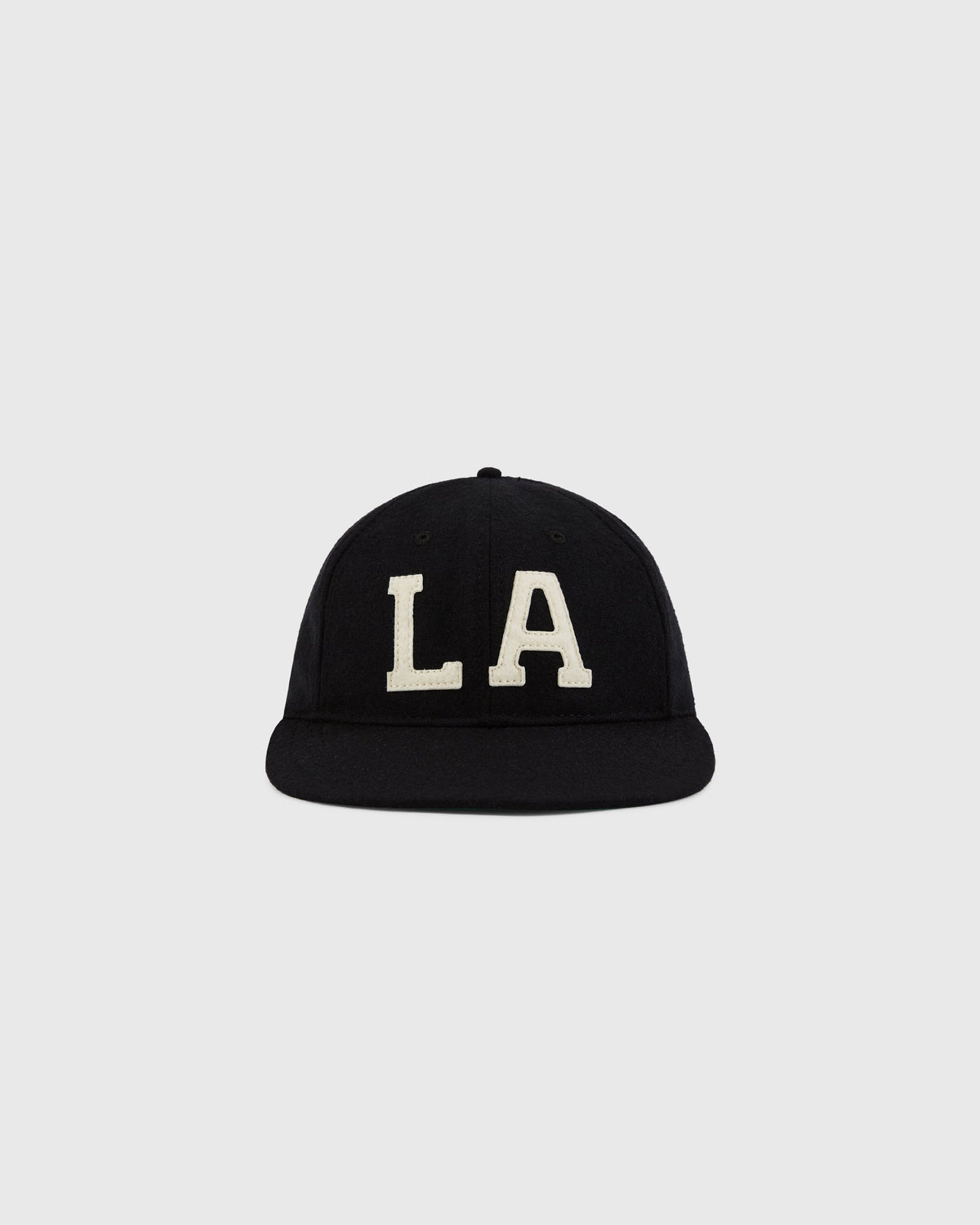 Los Angeles (PCL) 1949 Authentic Wool Ballcap - Black product image 1, provided for visual reference and product detail
