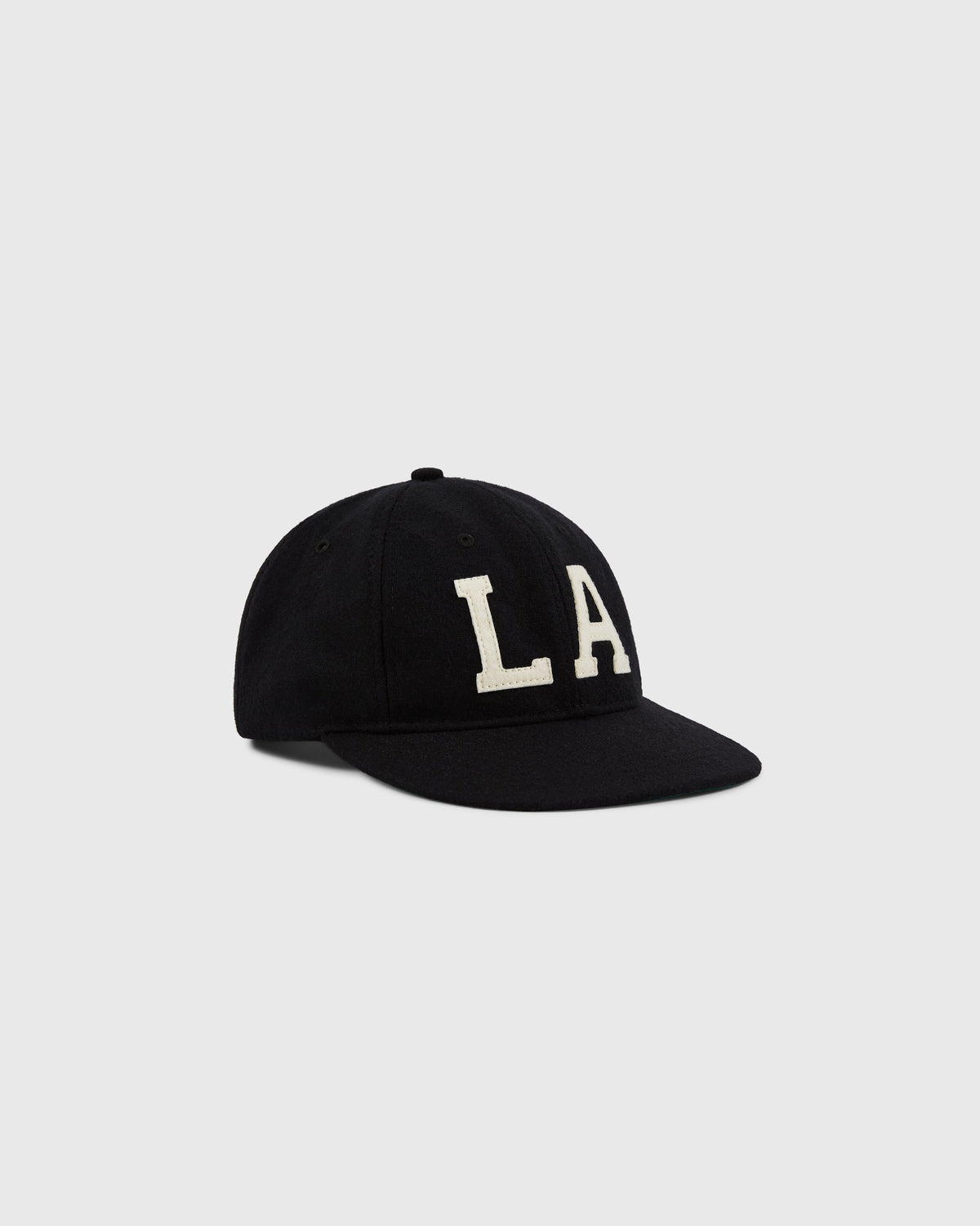 Los Angeles (PCL) 1949 Authentic Wool Ballcap - Black product image 2, provided for visual reference and product detail