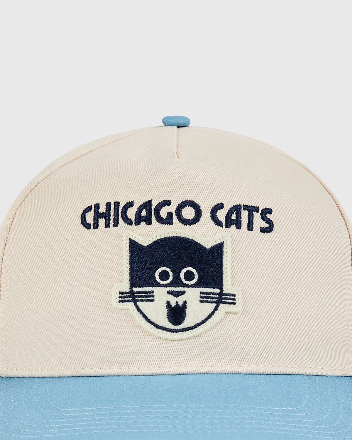 Chicago Cats A-Frame Cotton Twill Ballcap product image 6, provided for visual reference and product detail review