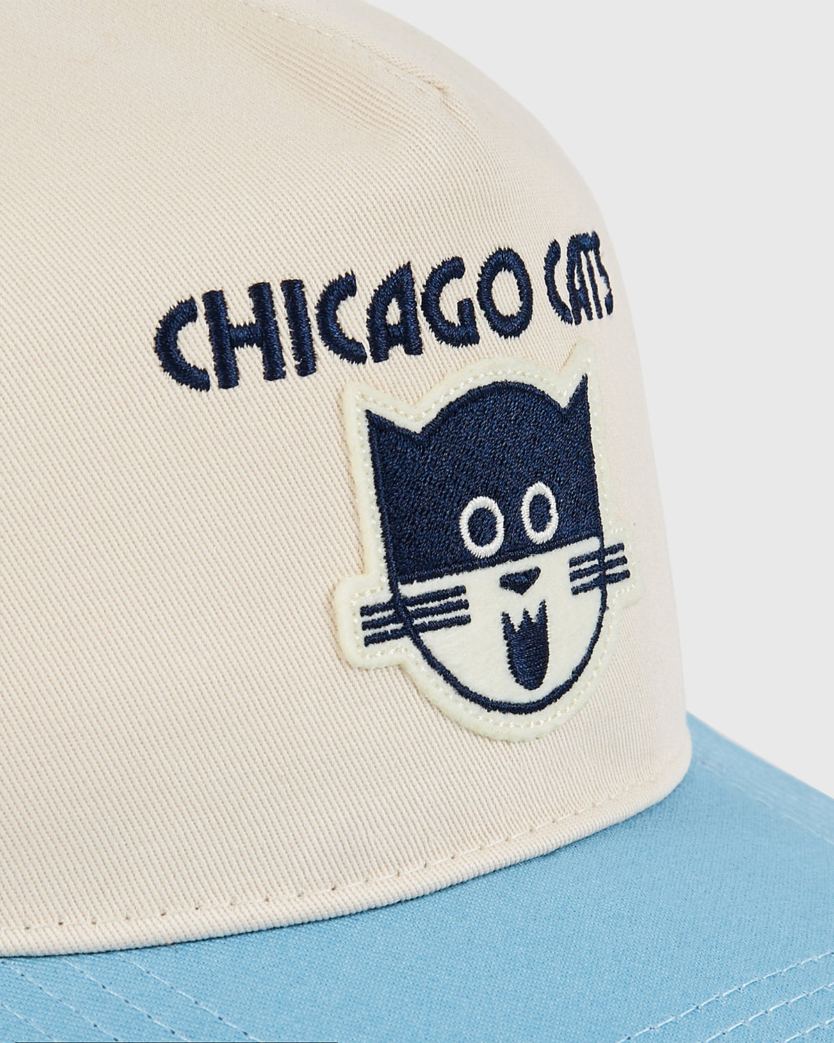 Chicago Cats A-Frame Cotton Twill Ballcap product image 7, provided for visual reference and product detail review