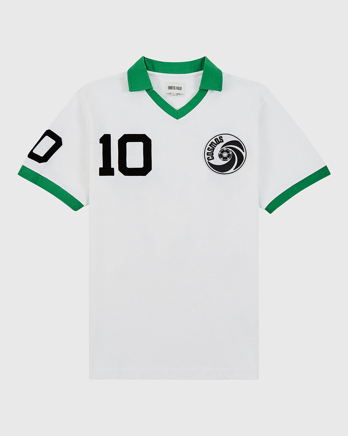 New York Cosmos Pelé Vintage Collar Soccer Jersey product image 1, provided for visual reference and product detail review