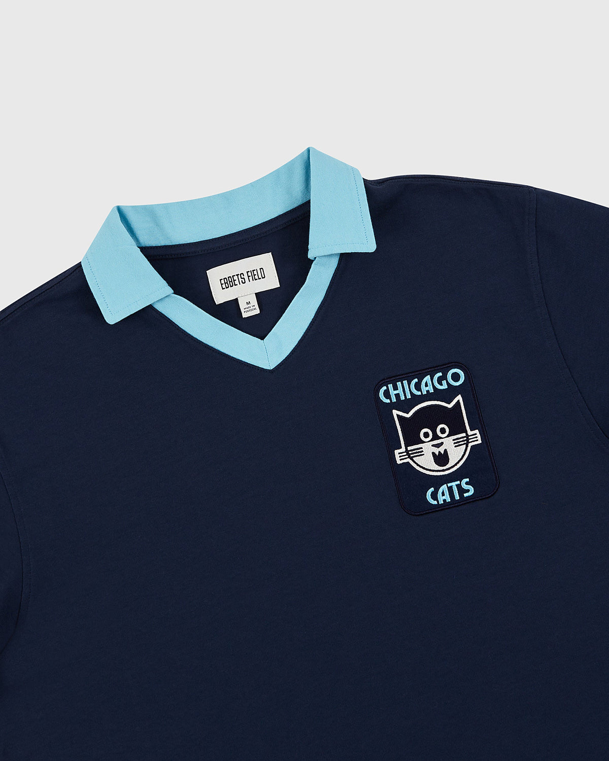 Chicago Cats Vintage Collar Soccer Jersey product image 4, provided for visual reference and product detail review