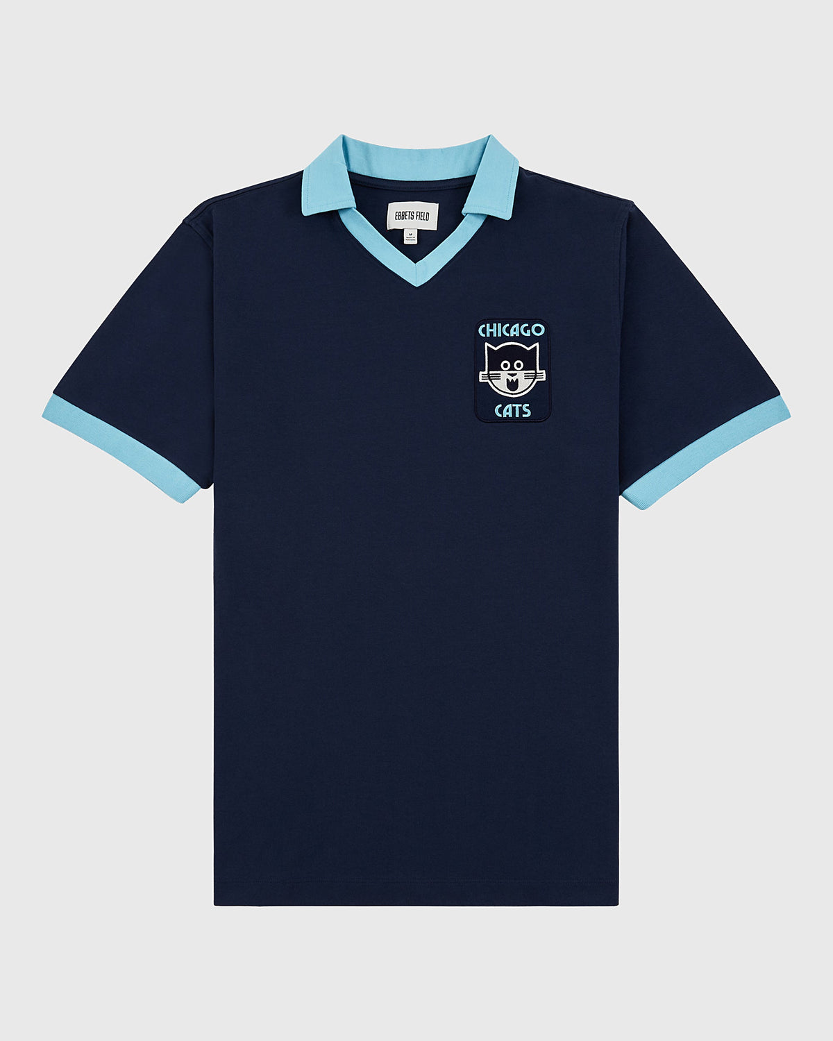 Chicago Cats Vintage Collar Soccer Jersey product image 1, provided for visual reference and product detail review